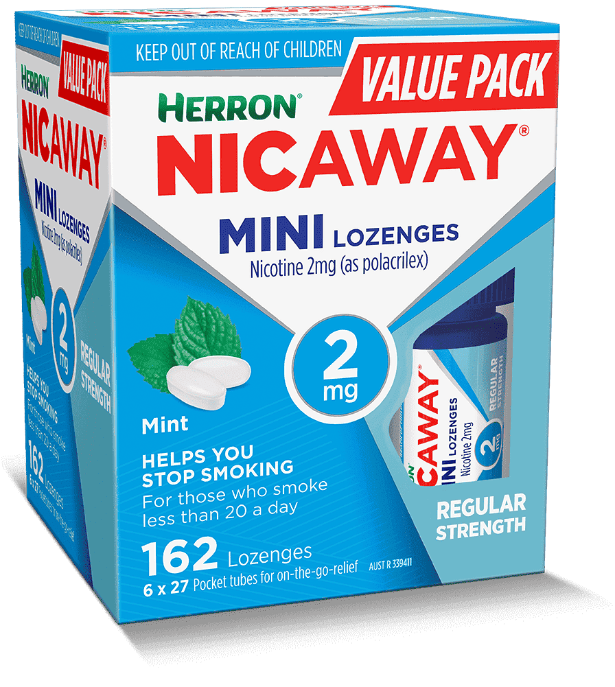 Nicaway Mini Lozenges 162 pack